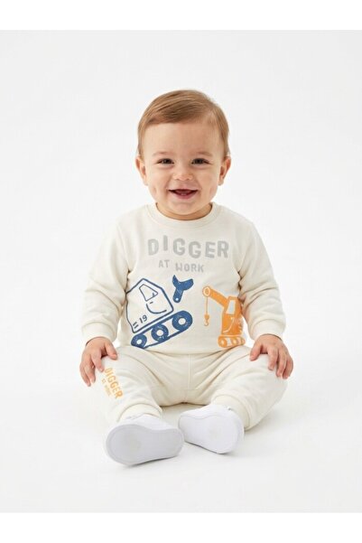 Kids Kingdom Cotton Crew Neck Baby Boy 2 Piece Set