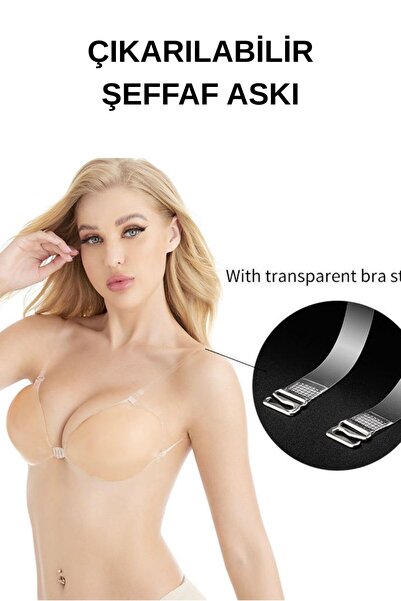SEBURAM COLLECTION Invisible Design Transparent Strap Shaping and Gathering Bra