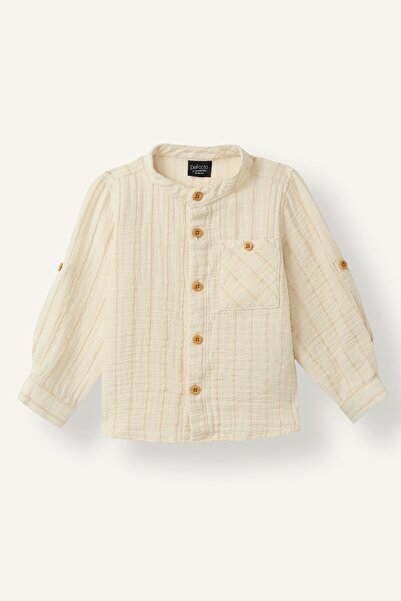 DeFacto Muslin Long Sleeve Shirt Baby Boy G7631A526Sp