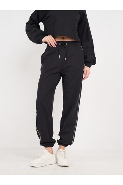 Timeout - Pantaloni sport dama cu buzunare si detalii