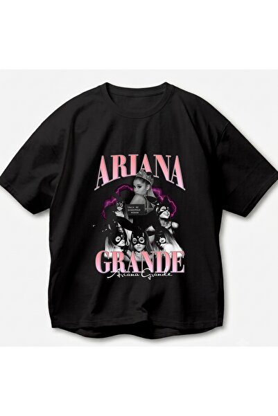 SVART WEAR Ariana Grande Printed Vintage Y2K Retro Unisex Oversize 100% Cotto...