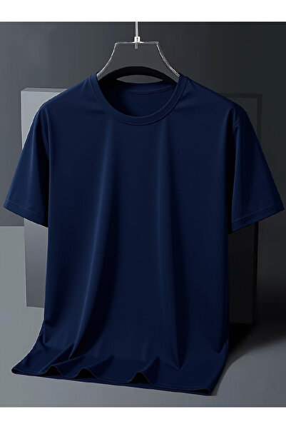 l'eivor Regular Fit Unprinted Plain 100% Cotton Men's T-Shirt