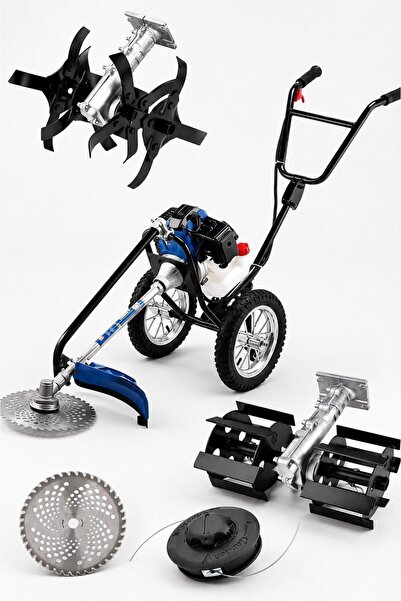 SCHUTZENGER C7026 TEKERLEKLİ ÇİM BİÇME ÇAPALAMA APARATI TEK GÖVDE İKİ ÇAPA EŞ...