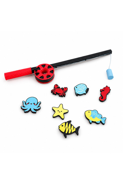 YAHO OYUNCAĞIN DOĞAL HALİ Magnetic Fishing Game - with Reel Fishing Rod
