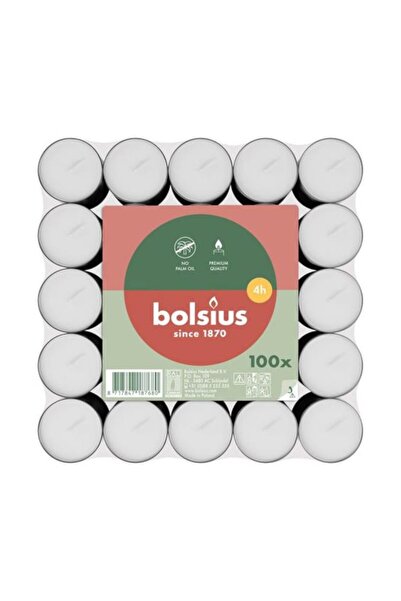 Bolsius Set 2 x 100 Lumanari Pastila Bolsius, 4 Ore