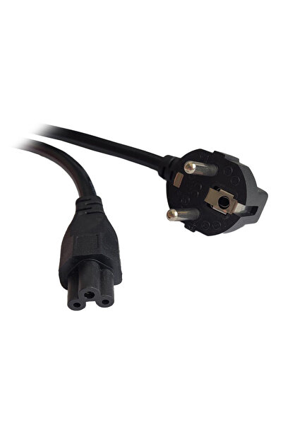 Spacer CABLU alimentare notebook 1m, intrare Shucko, iesire C5, 16A, negru, "...