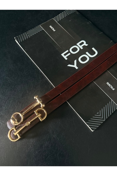 Fiori 2-Pack of Designer Long Buckle Thin Women's Belts, Coat Belts, Shirt Be...