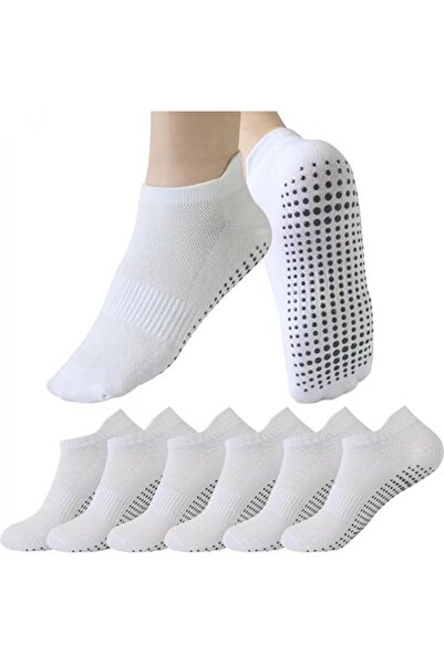 STARSTAR Anti-slip socks - 6-pack Pilates Yoga ankle Sizes 35-40 Men's and wo...