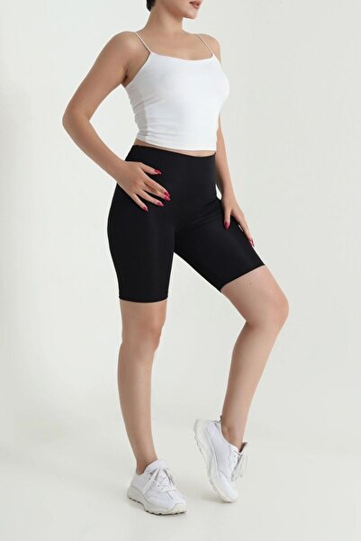 EXSPORT Kadın Dizüstü Push Up Spor Şort Tayt