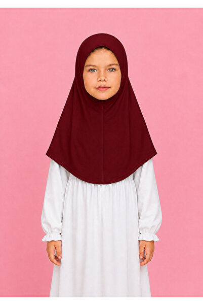 Linda Hijab Girls’ Pink Khimar Hijab – Modest Islamic Head Covering for Girls...