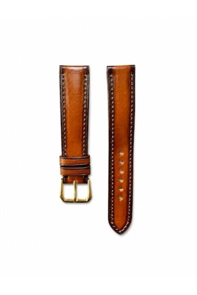 Atelier Uglai Watch strap made of calf leather, 20x18mm, lengths 80x120mm, Ha...