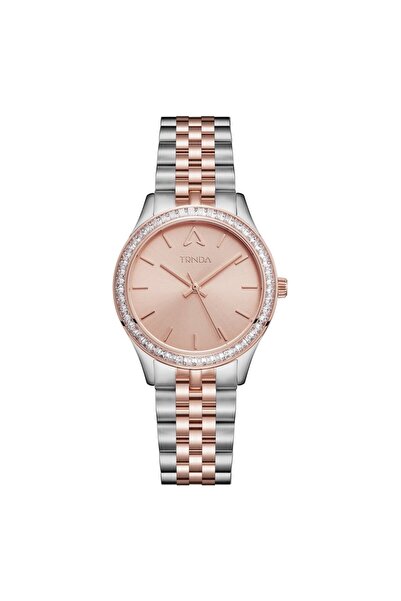 TRNDA Women's Stainless Steel Watch, Rose Gold Dial | Tr32mm