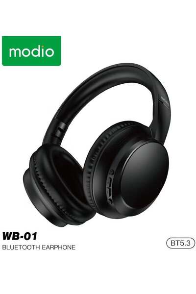 Modio WB 01 Wireless Headphones Over Ear Bluetooth Headset with HD Sound Deep...