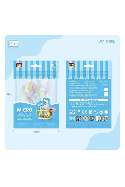 SORA GROUP Lz8601 Loz Block Toy Mini Bag -Life