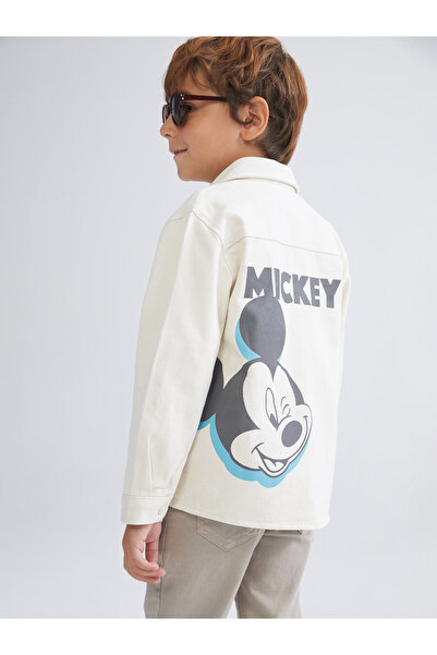 LC Waikiki Cămașă de băieți cu imprimeu Mickey Mouse