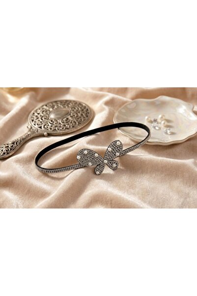 Shiklik Women's Elastic Hair Band with Stones and Pearls - Different Figure O...