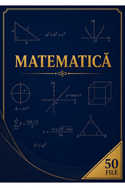 Scholl Ученическа тетрадка по математика, 50 листа А4, картонени корици, със ...