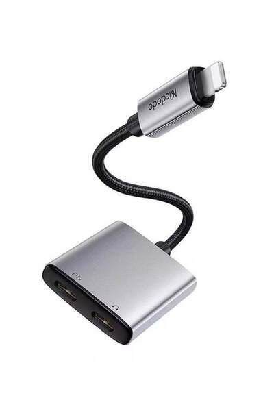 Mcdodo 2in1 Lightning To 3.5mm & Audio Adapter Lightning To Dual Lightning Au...