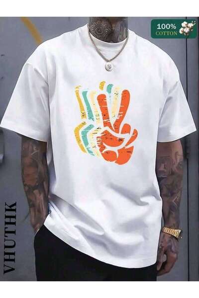 21JNRY (220 T-Shirt) Men's Summer Round Neck Short Sleeved Casual Pure Cotton