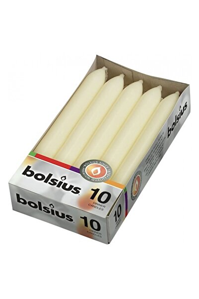 Bolsius Set 2 x 10 Lumanare Cilindrica Crem