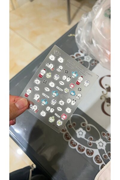 choice2 Bear 2Pcs INS Cute Joke Bear Stickers Korean Style Cute 3D Relief Dec...
