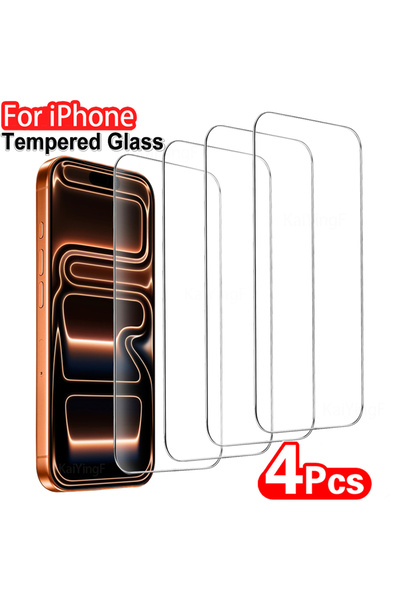 Choice15 iPhone 14 Plus 4 Pieces 4Pcs For iPhone 17 Pro Max HD Glass Screen P...