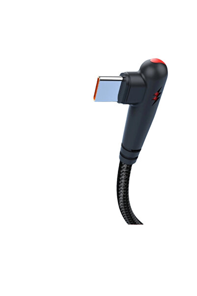 choice2 2m black HOMEFISH 90-degree right-angle fast charging cable, compatib...
