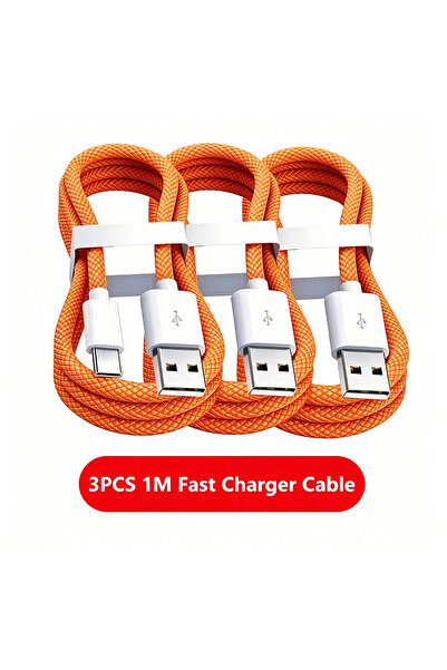 Choice 1m 3PCS-1M 3PCS USB A Cable to USB C 240W Fast Charging Charger Cable ...
