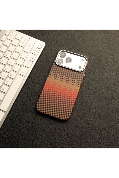 Choice30 iPhone17 Pro P6 Luxury Carbon Fiber Pattern Magnetic For Magsafe Cas...