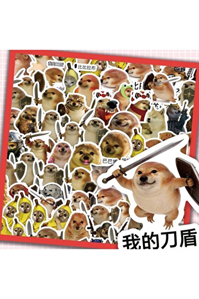 Choice 100Pcs 100Pcs What The Dog Doing Stickers Vinyl Waterproof for Laptop ...