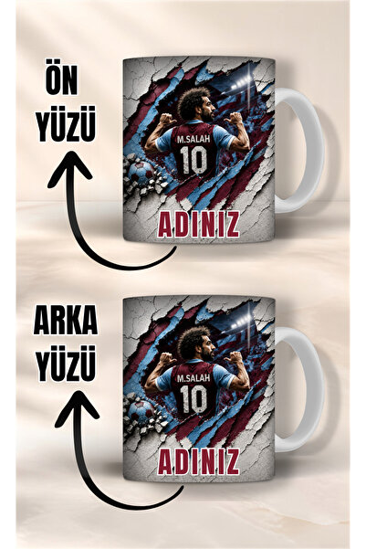 Evion Kişiye Özel SALAH Trabzon Temalı Kupa - Size Özel İsimli SALAH Taraftar...