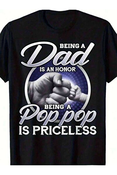 23ERVA Veenajo Father-Themed T-Shirt - Father An Honor, Being A Grandfather I...