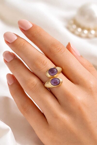 Feyz Tasarım Amethyst Design Ring