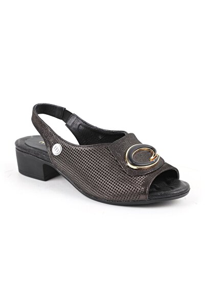 Mammamia Women's Sandals Evening Dress Genuine Leather Laser Cut Short Heeled...