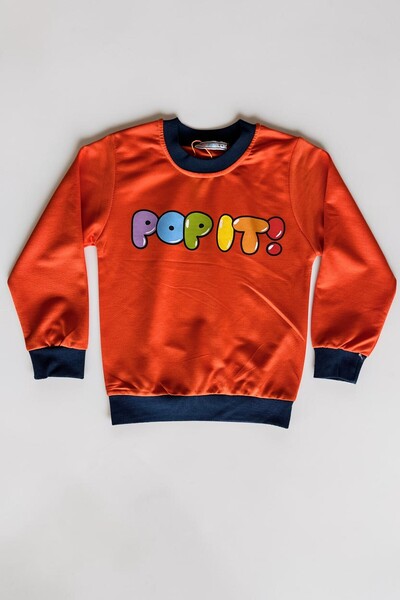 Minik Motion Set of 3 Children's Printed 2-Thread Combed Cotton Sweatshirts