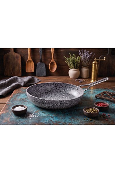 Zest Peakstone Pan 28 cm Gray