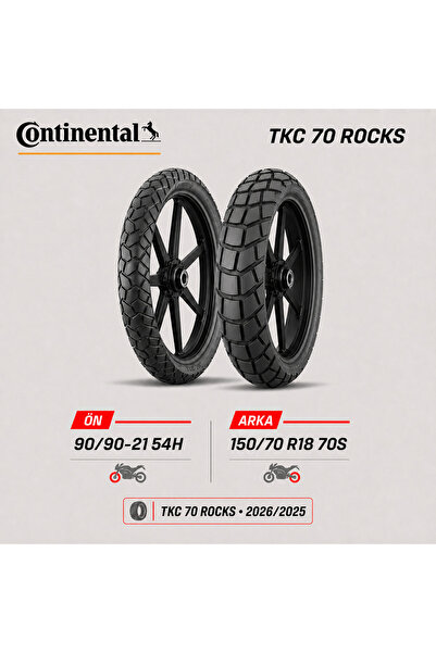Continental TKC 70 Rocks 90/90-21 54H - 150/70 R18 70S Ön Arka Motosiklet Las...