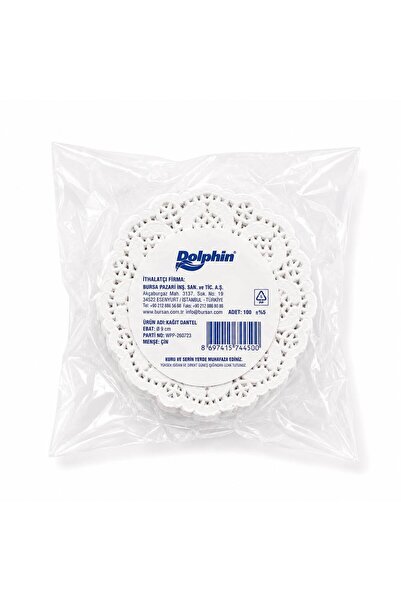 Dolphin Kağıt Dantel 9 CM 500 Adetli
