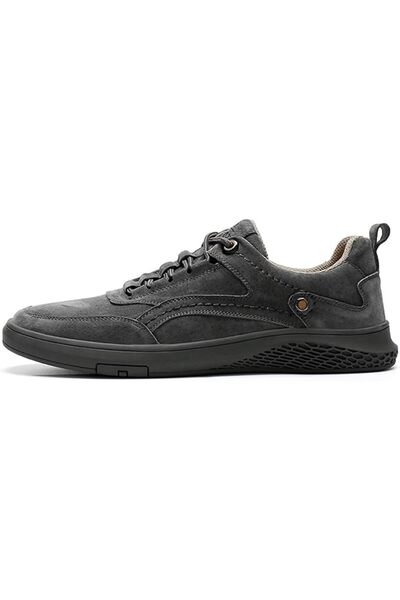 GENERAL Liusu Genuine Leather Men's Running Shoes - Breathable Comfortable Ca...