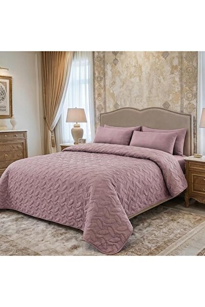 Master Home Textile MASTER Microfiber Plain Bedspread Set, Fits 200 x 200 cm ...