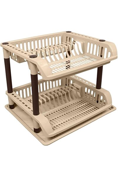 Generic Dish Drying Rack (Beige)