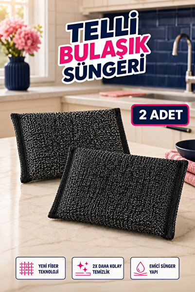 Meleni Home 2-dijelni set žičane spužve za sudove - Višenamenska inox spužva ...
