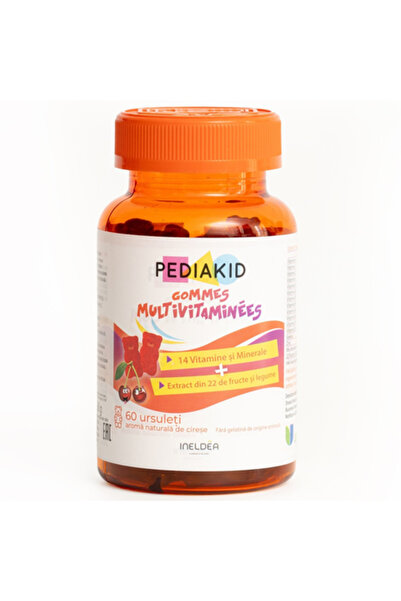 pediakid Multivitamin gummies (Multivitamin gummies), PEDIAKID, 60 pcs
