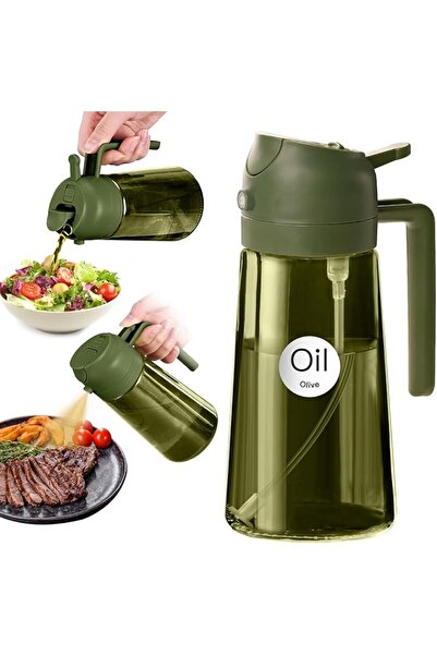 GENERAL YARRAMATE 470ml Light-Blocking Dark Oil Sprayer for Cooking, 2 in 1 O...