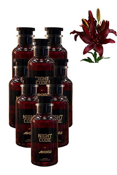 AKKU 8 قطع من عطر نايت كود 100 مل
