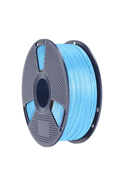 Sunlu Filament PLA Sclipitor pentru Imprimantă 3D 1.75mm 1kg Albastru Lucios
