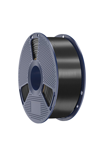 Sunlu Filament PLA+ Silk pentru imprimantă 3D, Negru, 1.75mm, 1kg