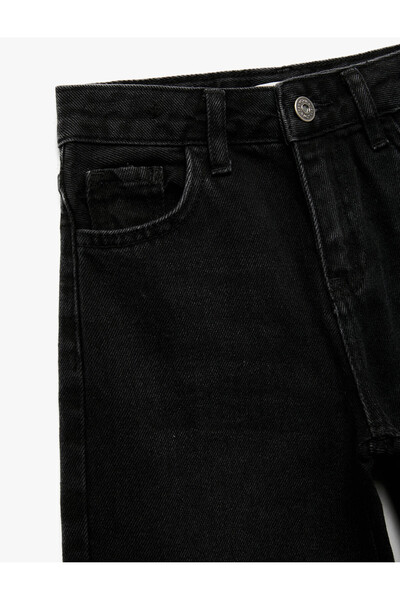 Koton Pamuklu Loose Fit Geniş Paça Denim Pantolon