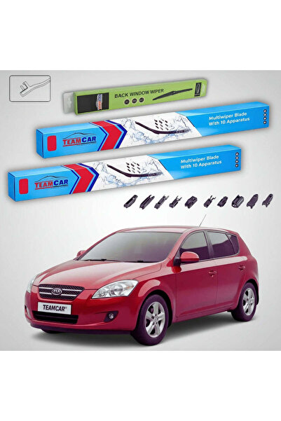 TEAMCAR Чистачки Kia Ceed I ED 2006-2009 |   Преден и заден комплект Flat Pre...