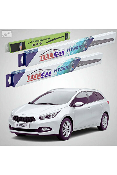 TEAMCAR Υαλοκαθαριστήρες Kia Ceed II SW JD 2012-σήμερα |   Εμπρός και Πίσω Υβ...